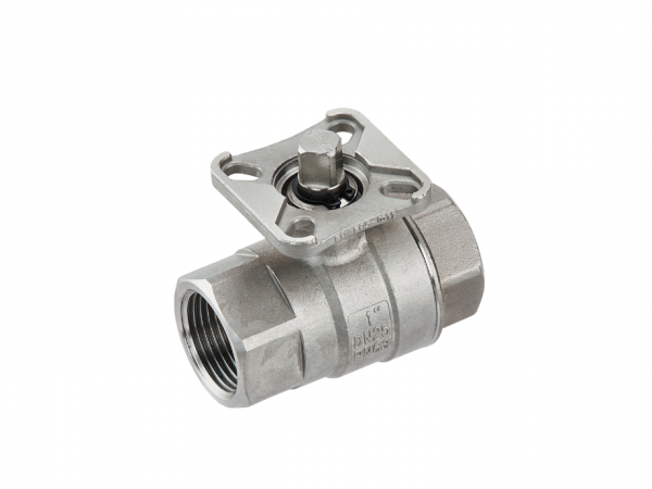 BOLA-TEK_BT-V2MH_2 PC Threaded Ball Valve_Direct Mounting Pad & Bare Stem