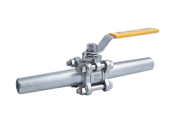 BOLA-TEK_BT-V3L_3 PC Ball Valve_Long Butt Weld End