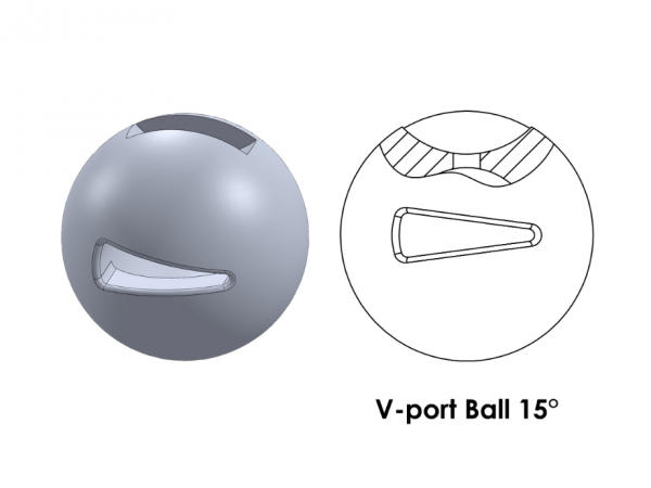 BOLA-TEK_V port Ball 15°