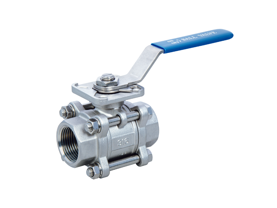 BOLA-TEK_BT-V3MH_3 PC Threaded Ball Valve_Direct Mounting Pad