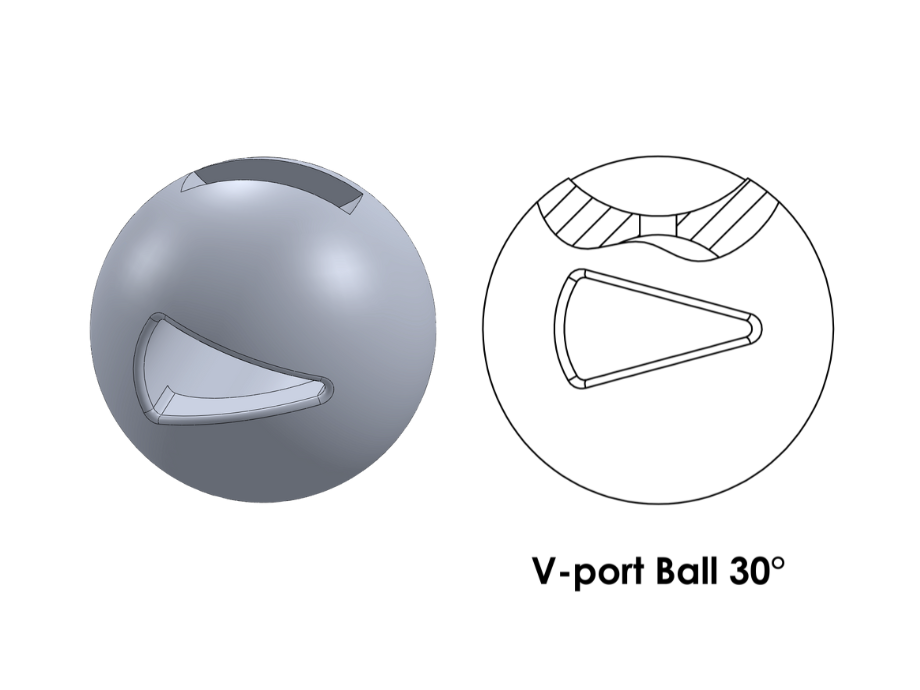 BOLA-TEK_V port Ball 30°