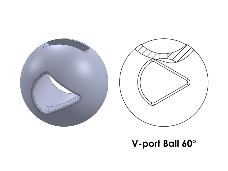 BOLA-TEK_V port Ball 60°